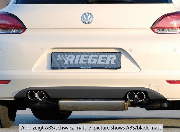 Rieger Tuning achterbumper bevestiging VW Scirocco 3