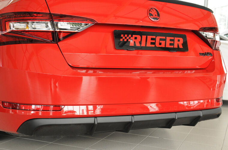 Rieger Tuning diffuser Skoda Superb III 3T/3V zonder uitsparing voor uitlaatbescherming