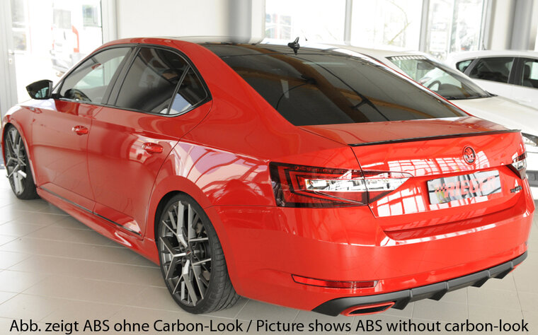 Rieger Tuning diffuser Skoda Superb III 3T/3V alleen 2.0 TSI (200/206kW)