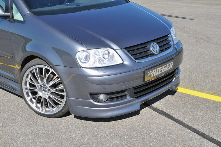 Rieger Tuning voorspoiler lip VW Touran (1T)