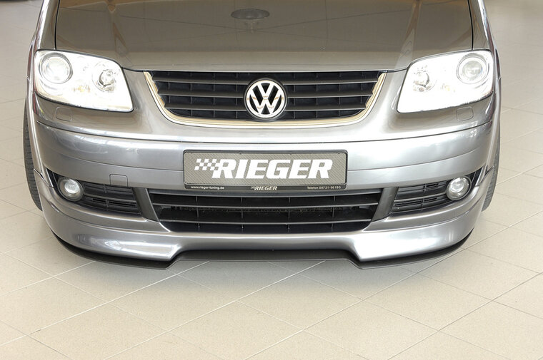 Rieger Tuning voorspoiler lip VW Touran (1T)