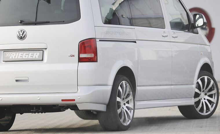 Rieger Tuning achterbumper verlenging VW Transporter T5