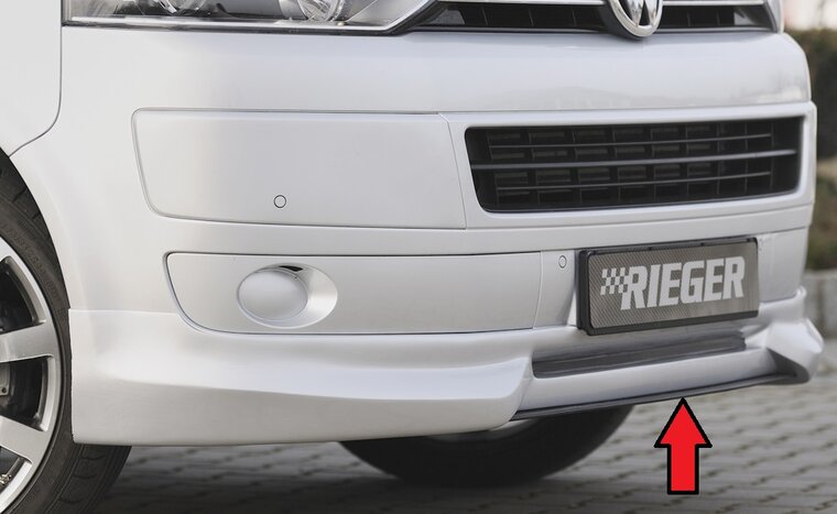 Rieger Tuning splitter VW Transporter T5 voor front spoiler lip 59255