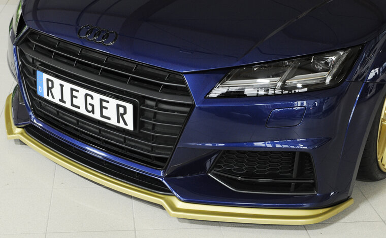 Rieger Tuning splitter Audi TT / TTS [8J] voor originele s-line voorbumper