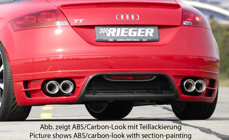 Rieger Tuning achterbumper verlenging Audi TT [8J]