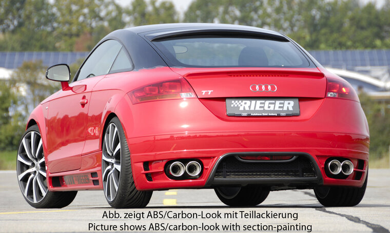 Rieger Tuning achterbumper verlenging Audi TT [8J]