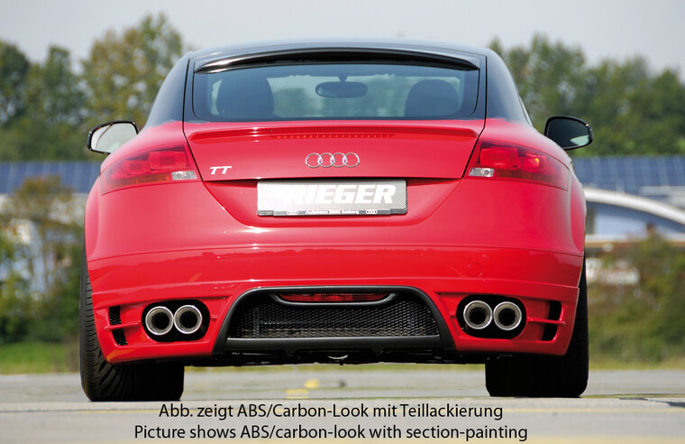 Rieger Tuning achterbumper verlenging Audi TT [8J]