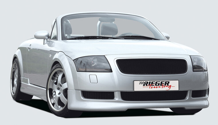 Rieger Tuning voorspoiler verlenging Audi TT [8N] niet voor 6 cilinders en S-Line bumpers vanaf 07.03-