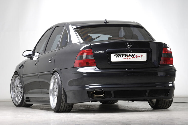 Rieger Tuning achterbumper verlenging Opel Vectra B voor Facelift