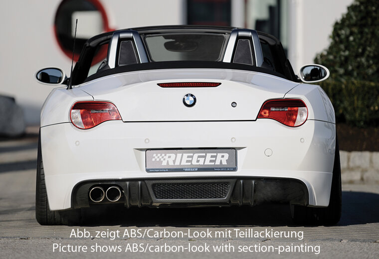 Rieger Tuning achterbumper verlenging BMW Z4 E85