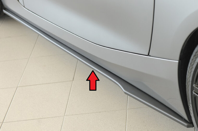 Rieger Tuning sideskirt aanzetstuk BMW Z4 G29 voor originele M-Sport-pakket sideskirt