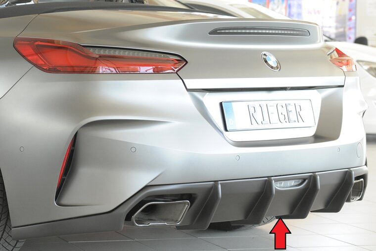 Rieger Tuning diffuser BMW Z4 G29 voor originele M-Sport-pakket achterskirt