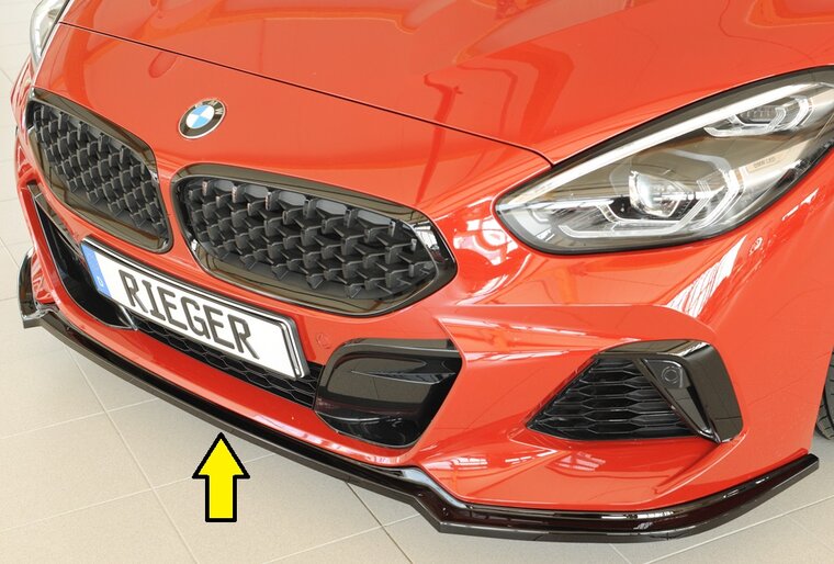 Rieger Tuning voorsplitter BMW Z4 G29 voor originele M-Sport-pakket voorbumper