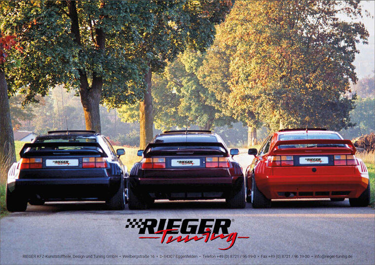 Rieger Tuning Poster VW Corrado breed carrosserie Overig Folder