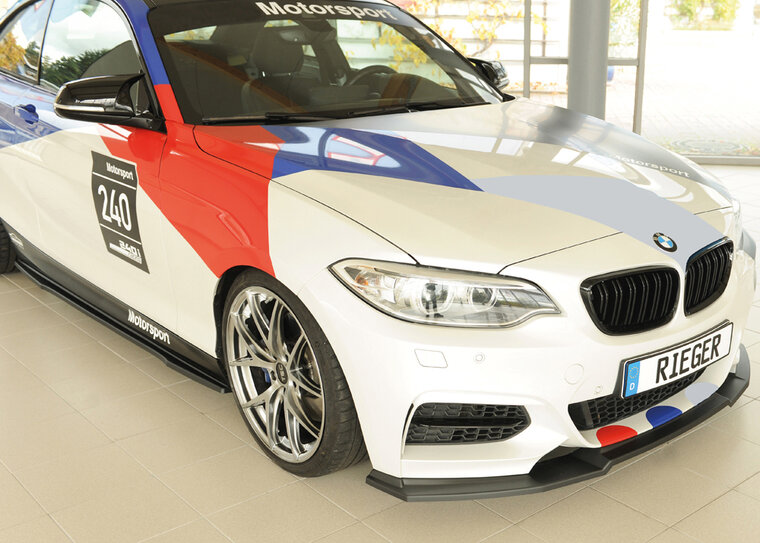 Rieger Tuning sideskirt aanzetstuk BMW 2-Serie F22/F23 voor originele M-pakket sideskirt