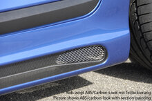 Rieger side skirts left/right Scirocco carbon look