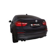 Remus sportuitlaat BMW X4 [F26] Einddemper L/R dubbele uitgangen