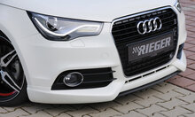 Rieger splitter carbon look for front lip 44100 Audi A1 8X