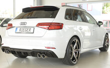 zwarte diffuser audi a3 sportback