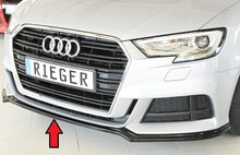 spoiler lip audi a3 sportback facelift