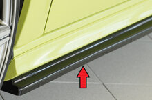 Rieger side skirt LEFT approach Glossy Black for S-Line side skirt / S3-side skirt