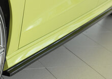 side skirt glanzend zwart audi a3