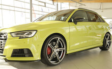 side skirt glossy black audi a3 sportback facelift