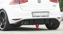 Rieger rear skirt insert Glossy Black VW Golf 7 AU