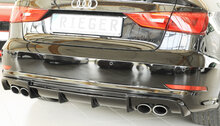 Rieger Diffuser Glossy Black Audi A3/S3 Sedan Pre-Facelift