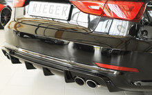 Rieger Diffuser Glossy Black Audi A3/S3 Sedan Pre-Facelift