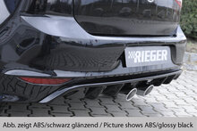 Rieger diffuser carbon-look VW golf 7 r-line