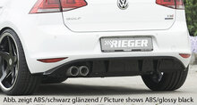 Rieger diffuser carbon-look VW golf 7 gtd