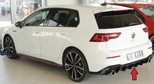 Rieger Diffuser Glanzend zwart Golf 8 GTi