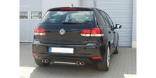 Fox uitlaat VW Golf 6 einddemper rechts/links - 2x80 Typ 13 rechts/links