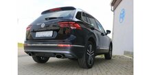 Fox uitlaat VW Tiguan 2 benzine - 4motion einddemper uitgang rechts/links - 160x90 Typ 38 rechts/links