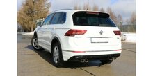 Fox uitlaat VW Tiguan 2 diesel - 4motion einddemper dwars - 2x80 Typ 25 rechts/links