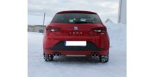 Seat Leon 5F - Starre achteras einddemper uitgang rechts/links - 2x80 Typ 16 rechts/links