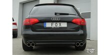 Audi A4 B8 Limousine/ Avant + S-Line einddemper rechts/links dual flow  - 2x90  17 rechts/links