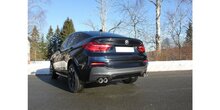 BMW X4 F26 - 35i 35d einddemper dwars uitgang rechts/links - 2x90  17 rechts/links