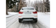 BMW X4 F26 zonder M-pakket - 35i 35d einddemper dwars uitgang rechts/links - 2x90  25 rechts/links