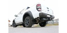 Ford Ranger van 09/2016 4x4 - dubbele cabine + Wildtrak einddemper zijpijp. uitgang aan de linkerkant achter het achterwiel  - 2x115x85  38