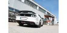 Ford Mustang VI Coupe &amp; Convertible - 8 -cilinde einddemper rechts/links zonder uitlaatkleppen  - 2x100  25 rechts/links - passend op de bumpernansatz 52889573 von Velocity