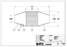 Sportkatalysator &Oslash;127mm 100 cells metalic SBF/FIA approved