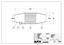 Sportkatalysator 100 cells &Oslash;100mm Metalic SBF/FIA approved