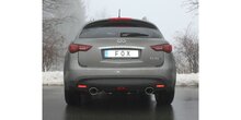 Infiniti FX30d einddemper dwars uitgang rechts/links - 129x106 Typ 32 rechts/links