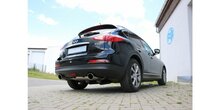 Infiniti EX37 einddemper dwars uitgang rechts/links - 129x106 Typ 32 rechts/links