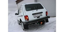 Lada Niva 4x4 einddemper dwars uitgang links - 1x45 Typ 10 links