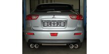 Mitsubishi Lancer CYO - sedan/ Sportback einddemper dwars uitgang rechts/links - 2x90 Typ 17 rechts/links