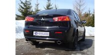 Mitsubishi Lancer CYO - sedan/ Sportback einddemper dwars uitgang rechts/links - 115x85 Typ 32 rechts/links