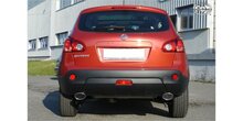 Nissan Qashqai benzine einddemper dwars uitgang rechts/links - 115x85 Typ 44 rechts/links